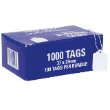 Blank Card Tags With String 37mmx23mm, 1000 Tags Per Box